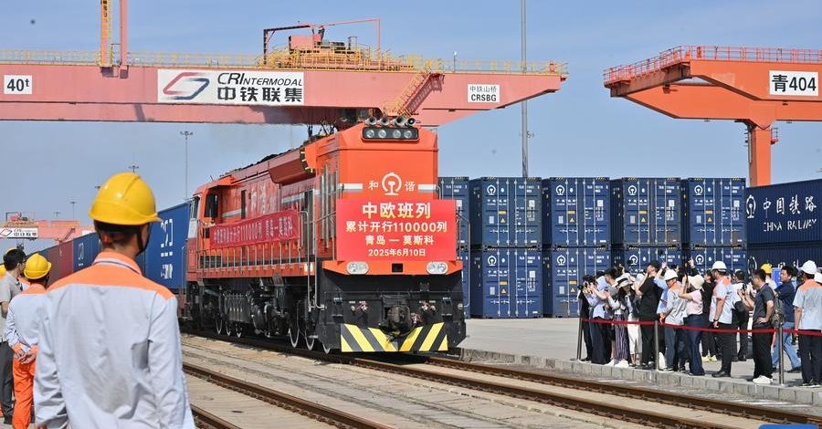 จีนเผยยอดขนส่งสินค้าทางรถไฟโตต่อเนื่องในช่วงม.ค.-ก.ค.