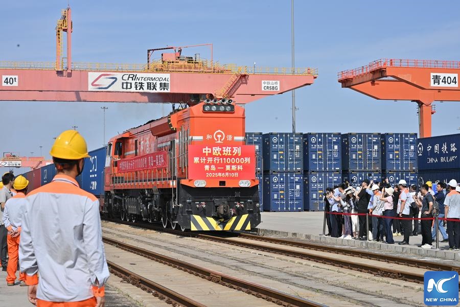 จีนเผยยอดขนส่งสินค้าทางรถไฟโตต่อเนื่องในช่วงม.ค.-ก.ค.