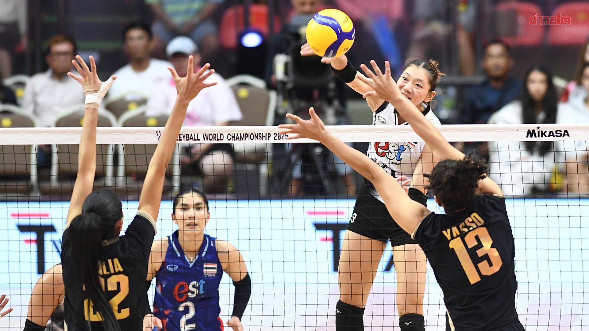 ตบสาวไทย ประเดิมสวยทุบ อียิปต์ ขึ้นนำจ่าฝูง กลุ่มเอ วอลเลย์บอลชิงแชมป์โลก