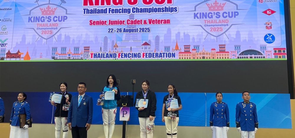 ปูรณ์ภัสสร ฟอร์มแรงคว้าดับเบิลแชมป์ ฟันดาบชิงชนะเลิศแห่งประเทศไทย