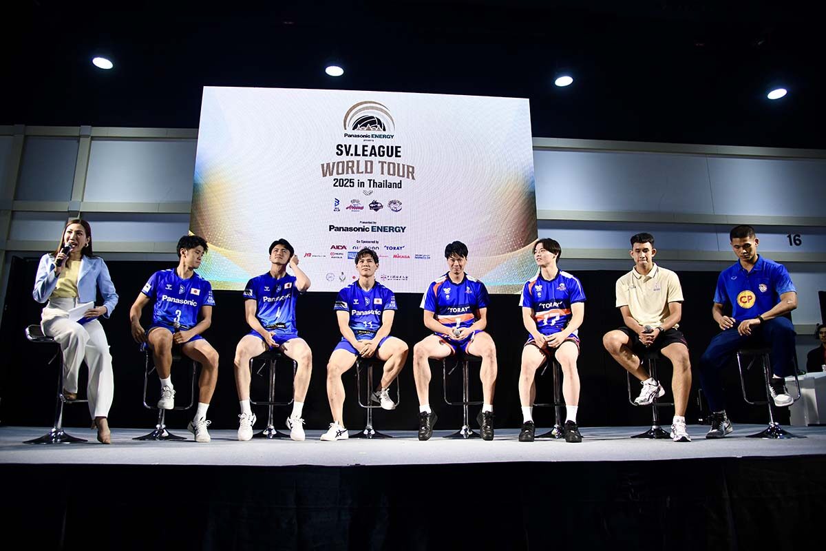 4 สโมสรดังร่วมศึก วอลเลย์บอล นัดพิเศษ PANASONIC ENERGY เวิลด์ ทัวร์
