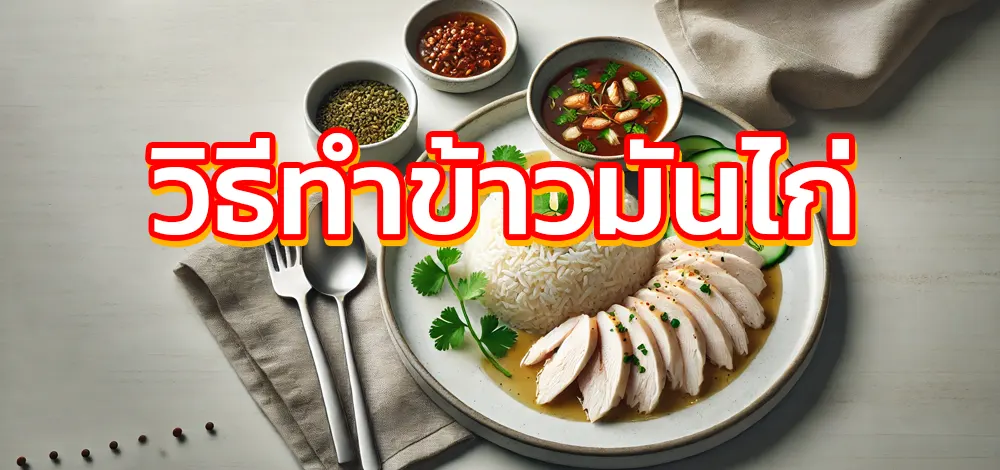 วิธีทําข้าวมันไก่