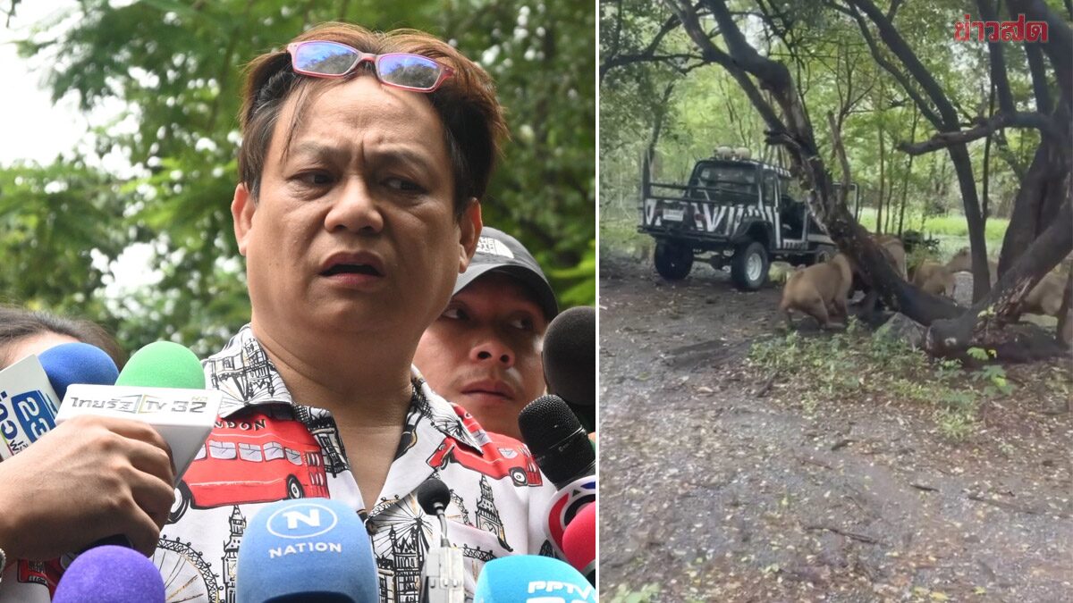 หมอธวัชชัย เล่านาทีสุดช็อก สิงโตขย้ำเจ้าหน้าที่ ช่วยกันบีบแตรยังไม่หยุด เผยพฤติกรรมแปลกๆ