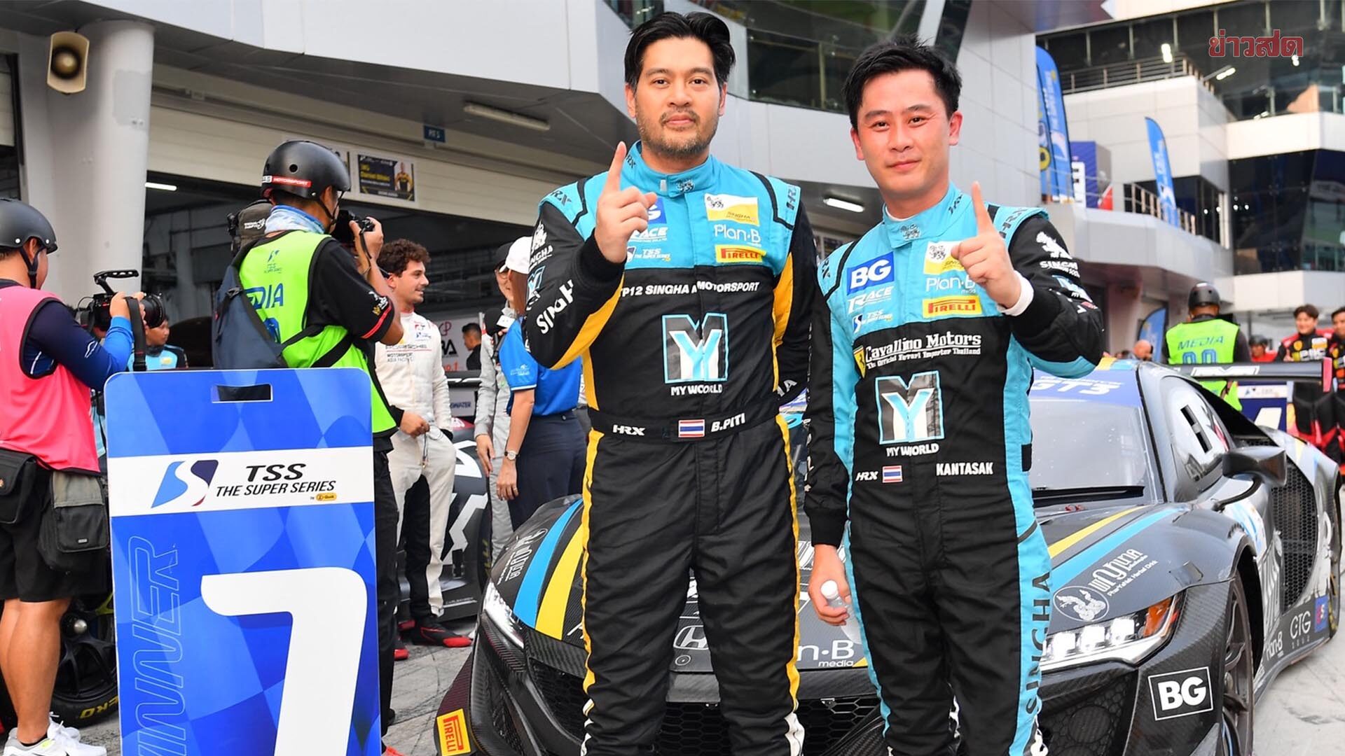ปิติ – กันตศักดิ์ พา สิงห์ มอเตอร์สปอร์ต นำม้วนเดียวจบคว้าชัย GT3 เซปัง มาเลเซีย