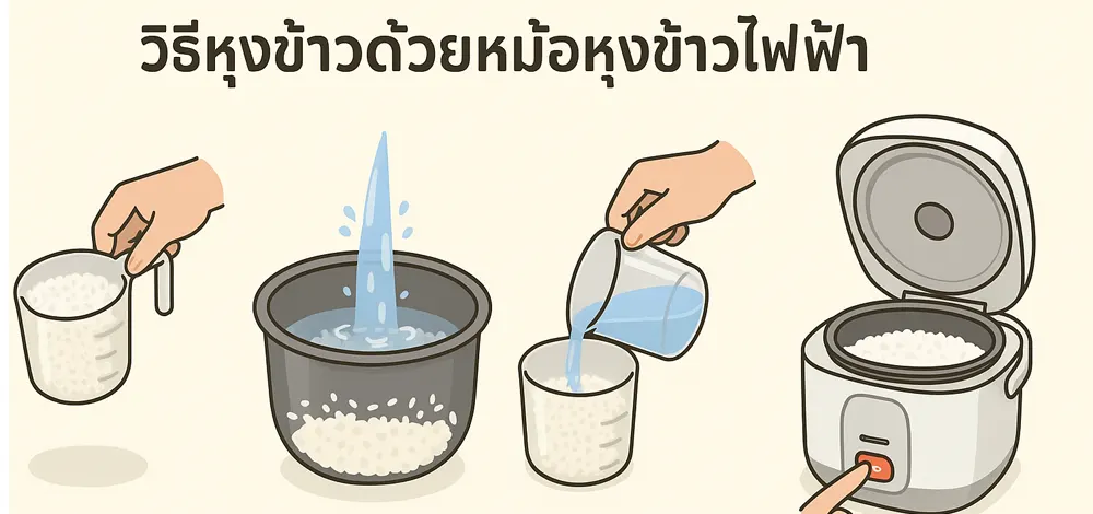 วิธีหุงข้าว