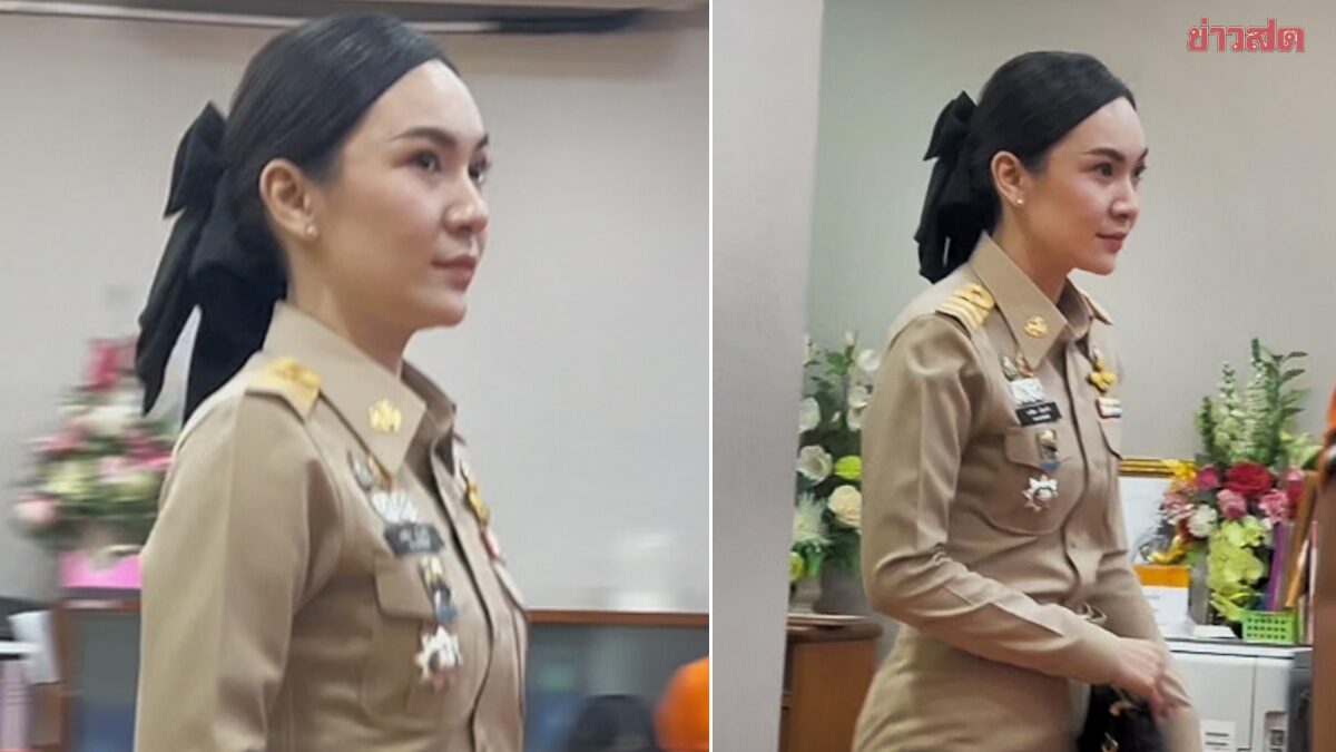 ผู้กองแคท โผล่รายงานตัวผู้ว่าฯศรีสะเกษ เปิดใจปมยื่นลาออก