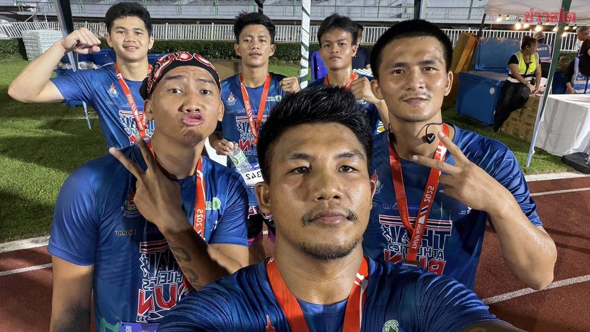 รถถัง โพสต์ภาพร่วมงานวิ่ง Thai Athletics Run พร้อมแคปชั่น ‘อายุ70-80 ผมแซงหมด’