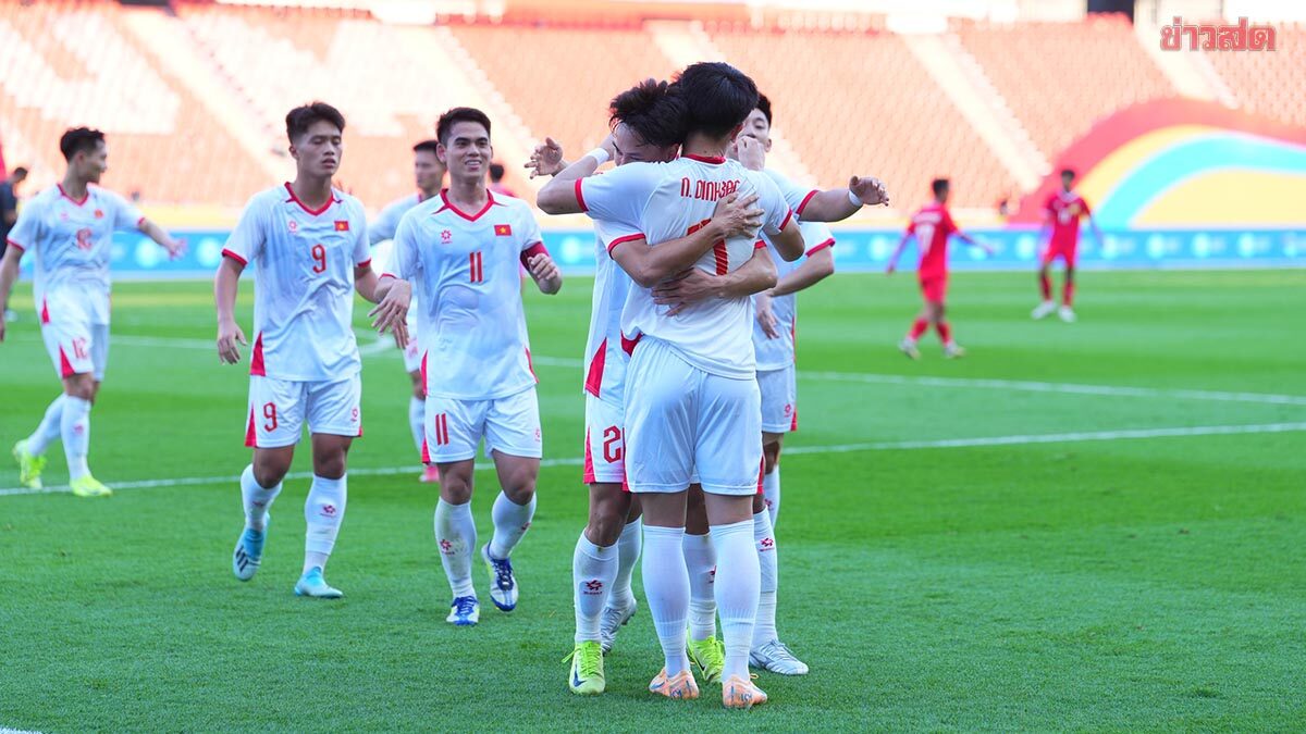 เวียดนาม เฉือน ลาว ประเดิมนัดเปิดสนาม ฟุตบอลชาย ซีเกมส์ ครั้งที่ 33