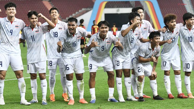 ทีมชาติไทย ไม่พลาด 3 แต้ม ไล่ถล่มติมอร์ เลสเต เปิดหัวบอลซีเกมส์ ครั้งที่ 33