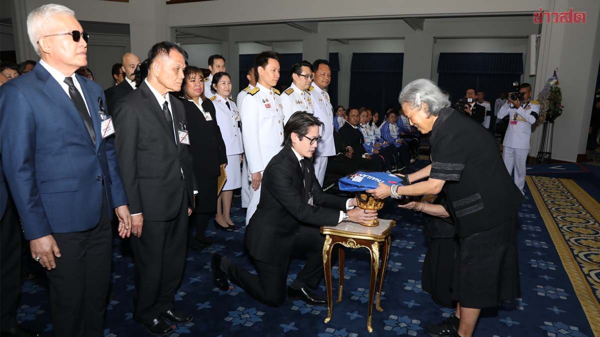 สมเด็จพระกนิษฐาธิราชเจ้า กรมสมเด็จพระเทพฯ พระราชทานพระราโชวาททัพนักกีฬาไทยก่อนแข่งอาเซียนพาราเกมส์