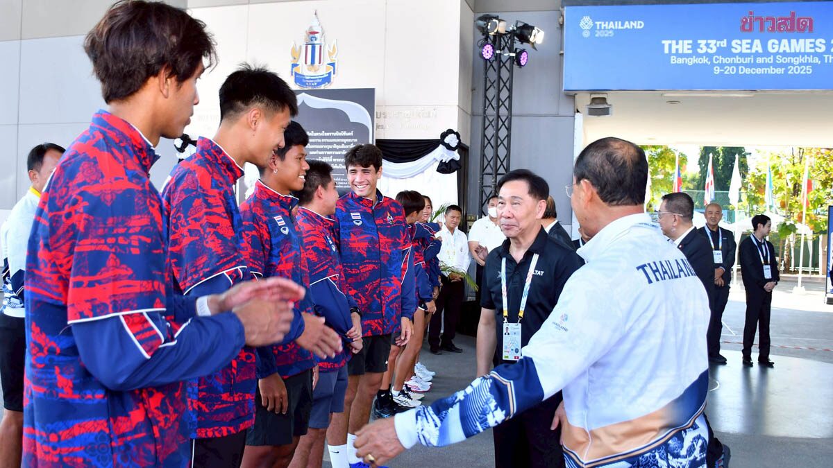 เทนนิสไทย ชุดซีเกมส์ ยิ้มกว้าง 'บิ๊กสุชัย' เตรียมอัดฉีดเหรียญทอง 1 ล้าน