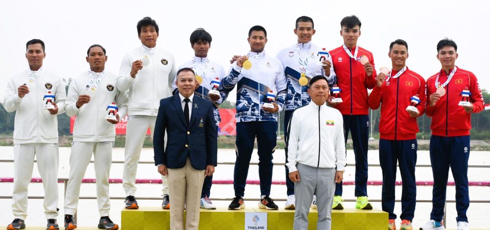 โกยต่อเนื่อง ! เรือพายไทย สุดร้อนแรงกวาดเพิ่มอีก 4 เหรียญทอง ซีเกมส์