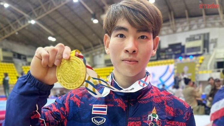 โฟร์ท คว้าเหรียญทองที่ 3 ให้ทัพยิมนาสติกศิลป์ไทย หลังแต้มเท่ากับอินโดนีเซีย