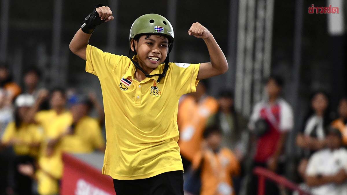 น้องฟิราส วัย 11 ขวบ สู้เต็มที่ก่อนคว้าเหรียญเงินสเกตบอร์ด สตรีต – ธวัชชัย คว้าทองแดงเพิ่ม
