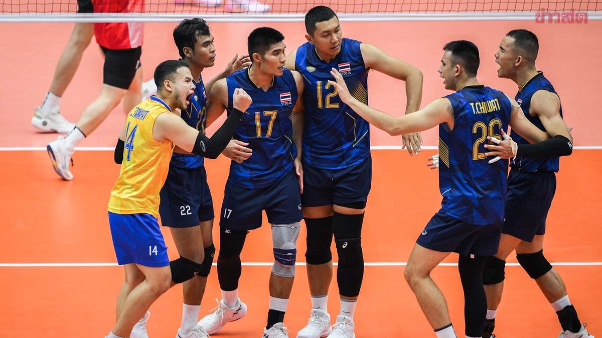 ลูกยางหนุ่มไทย อัด ทีมชาติลาว รอดวลเวียดนามชิงแชมป์กลุ่มเอ ศึกซีเกมส์