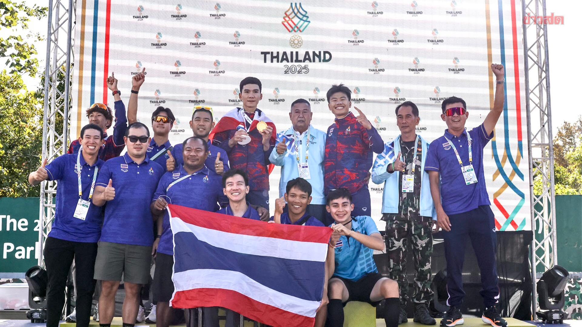 พีระพล สู้สุดหัวใจคว้าทองไทม์ไทรอัล – เสธ.หมึก ปลื้มสองล้อได้ 6 ทองตามเป้า