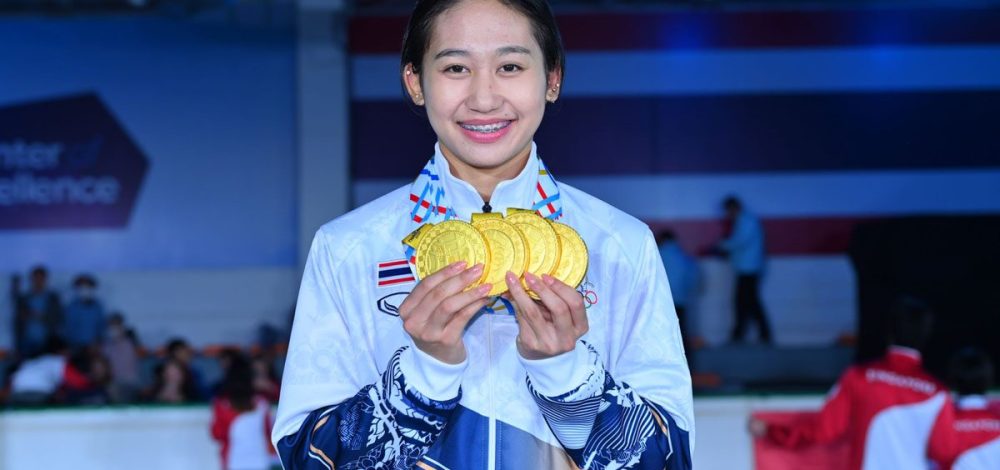 มีนา ธนัชญา สปีดสเก็ตสาวดาวรุ่งไทยเผยความรู้สึกหลังกวาด 4 ทอง ซีเกมส์ 2025