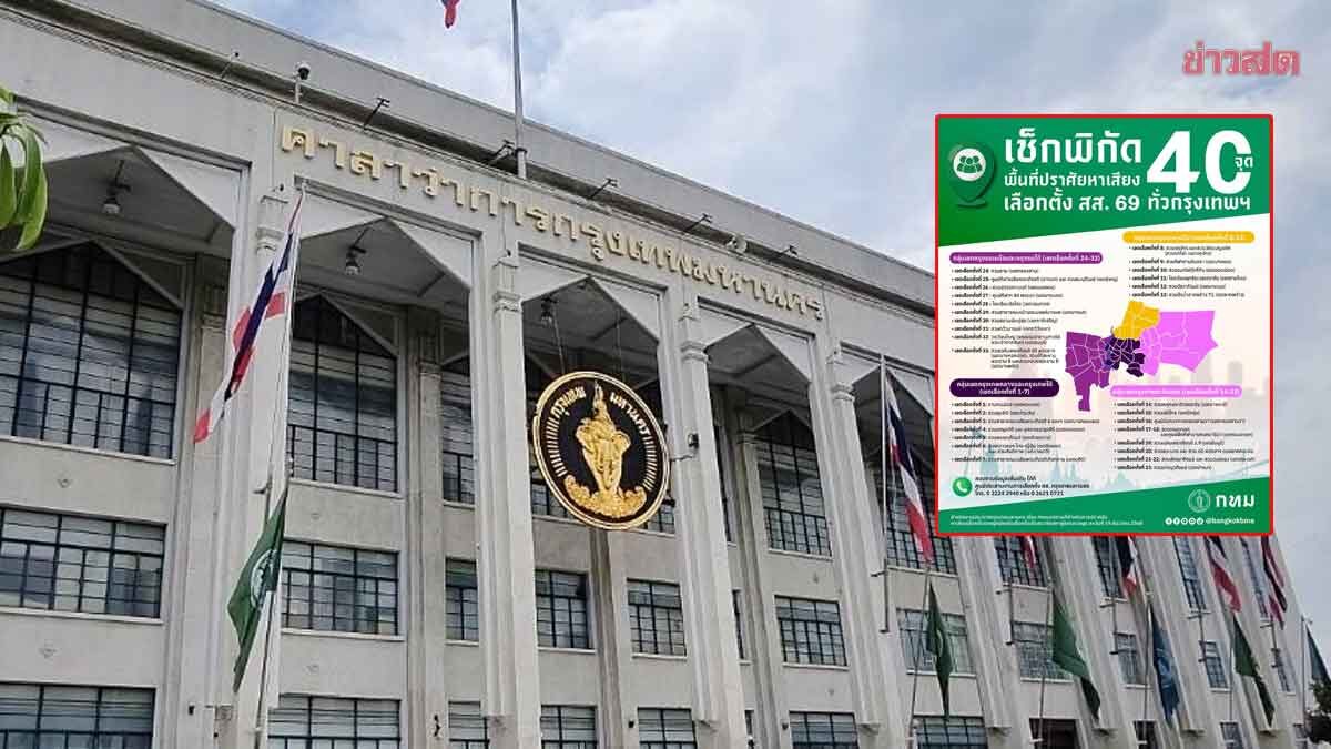 ด่วน! ชัชชาติ ลงนามแล้ว ประกาศสถานที่จัดปราศรัยหาเสียงในกทม. มีที่ไหนบ้าง