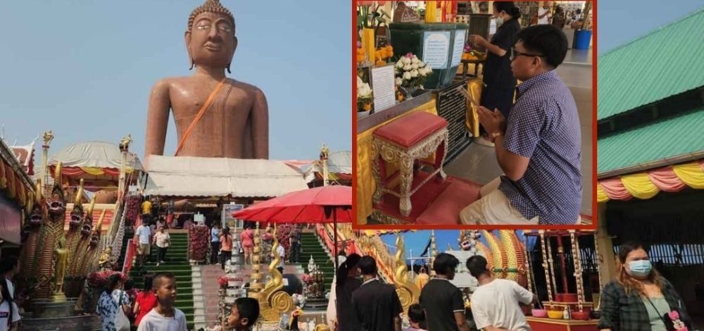 ชาวบ้านลุ้น เลขธูปมงคล องค์หลวงพ่อสมหวัง คอหวยส่องเลขเด็ด เห็นชัด เล็งเสี่ยงโชค