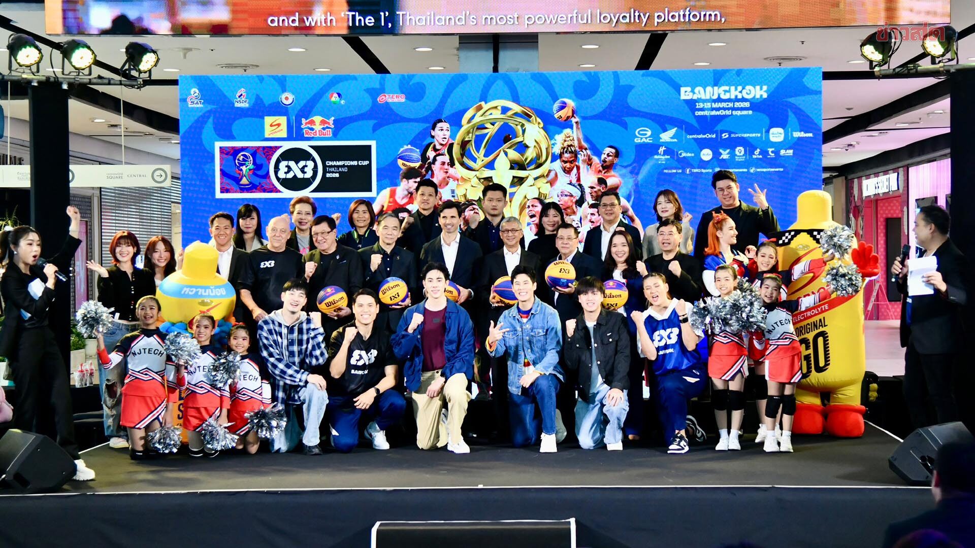 ไทย จัดใหญ่ บาส 3×3 แชมเปี้ยนส์ คัพ 16 ทีม ดีกรี แชมป์โลก-เหรียญทองโอลิมปิกบุกล่าแชมป์