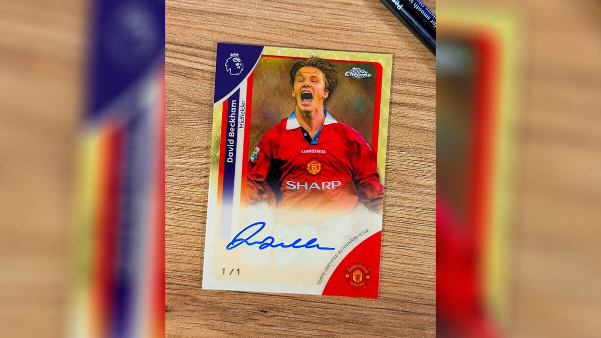 เบ๊กแฮม จับมือ Topps เป็นพาร์ทเนอร์ด้านการ์ดสะสม แทน Panini