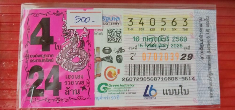 แม่ค้าราชบุรีกรี๊ด รางวัลที่ 1 อยู่ในแผง ลูกค้ารับไป โชคหล่นทับ 24 ล้าน