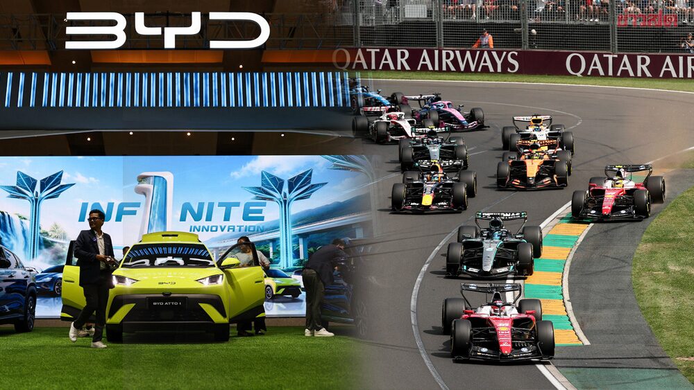 BYD เดินเกมรุกสร้างทีมลุยศึกรถแข่ง F1 แถมมีแผนไป เวิลด์ เอนดูรานซ์ ด้วย