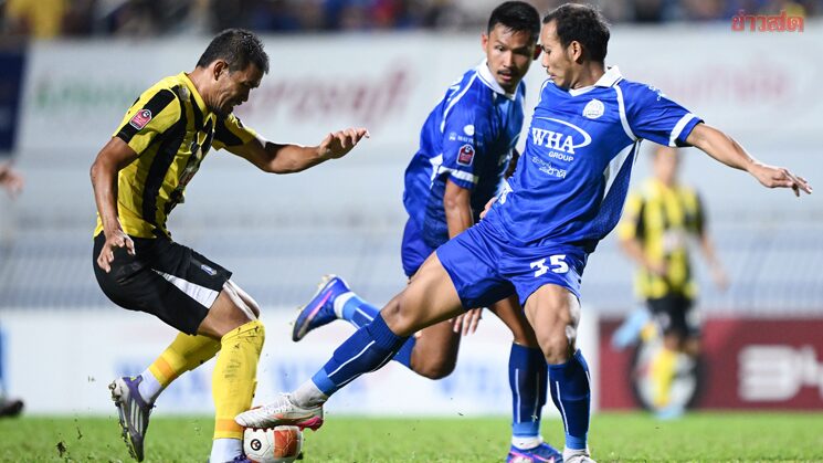 บีจี โดนไล่ตามเจ๊าแบ่งแต้มจากบ้านระยอง – ลำพูนเสมอประจวบยังลุ้นหนีตกชั้น