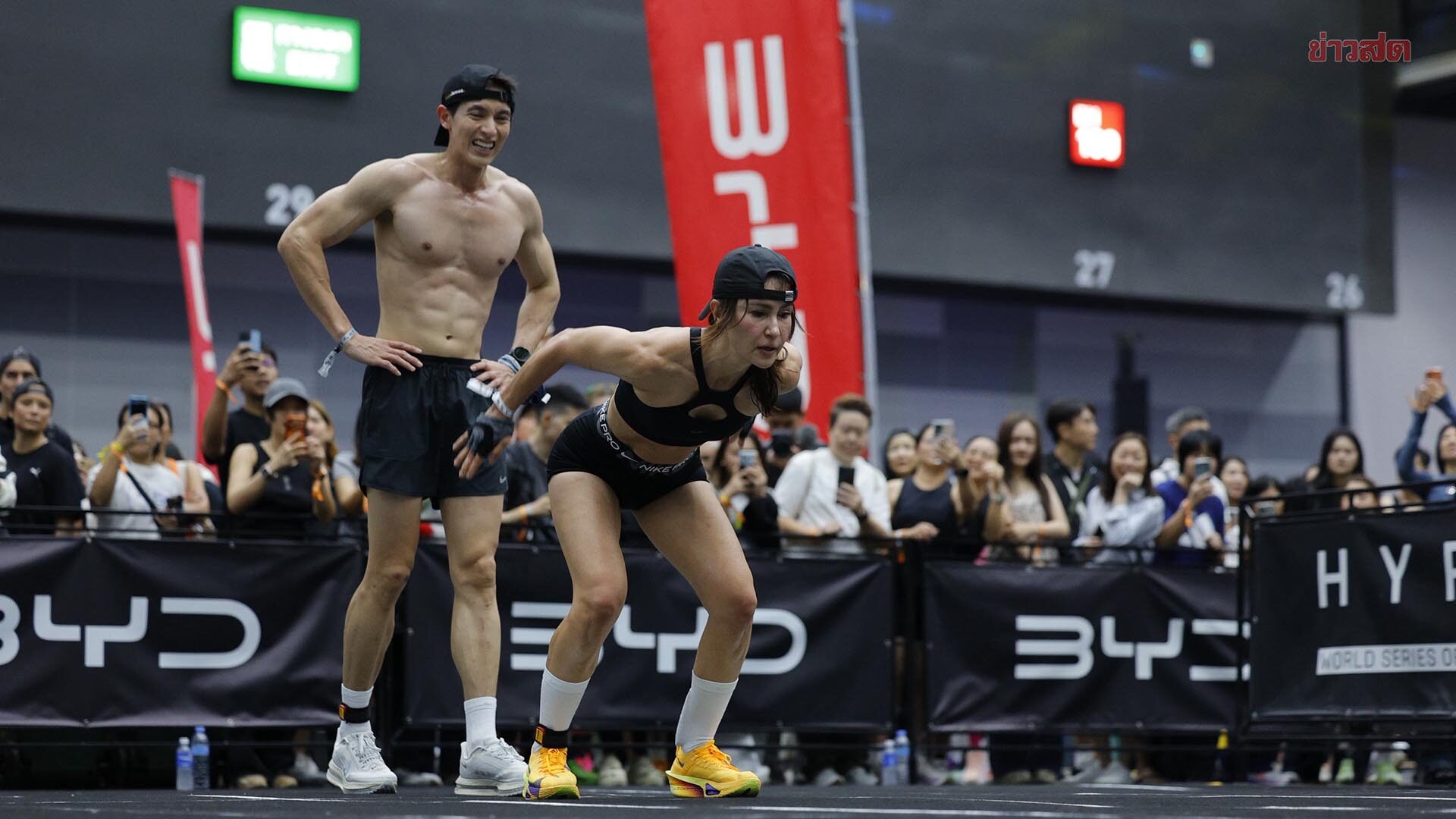 เจมส์ จิรายุ ควง แอน ทองประสม จบเวลา 1.23.43 ชม. ศึก HYROX Thailand 2026