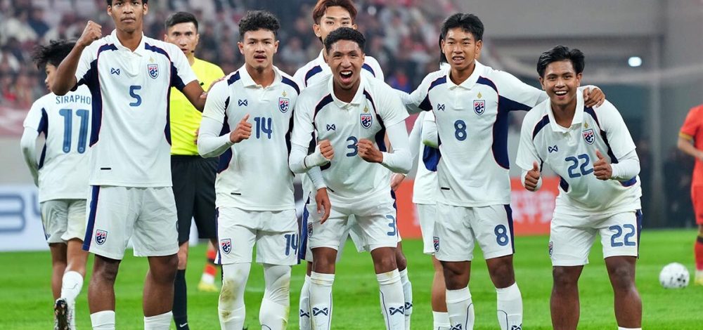 2แดงท้ายเกม! ไทย ยู-23 นำ 2 ลูกต้านไม่ไหว โดน จีน ไล่ตีเสมอ ประเดิมนัดแรก