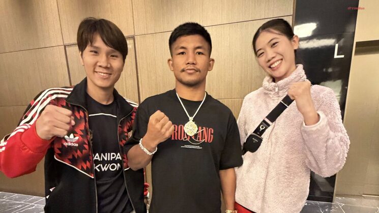 พานิภัค อาศัยช่วงเวลาว่างควงสามีให้กำลังใจ รถถัง ก่อนขึ้นดวลกำปั้นทาเครุ