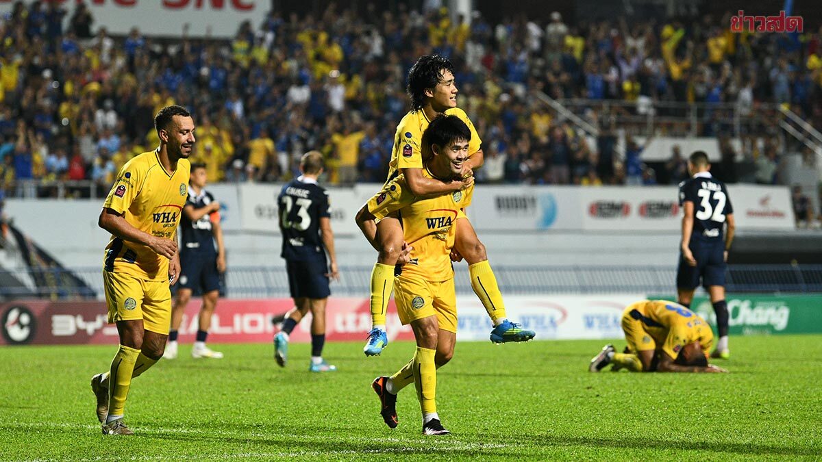 ไม่ไว้หน้าแชมป์ ! ระยอง งัดฟอร์มเทพเปิดบ้านถล่ม บุรีรัมย์ – เชียงราย เฉือนราชบุรี