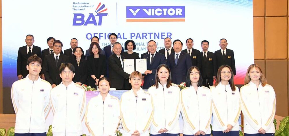 VICTOR จับมือ สมาคมแบดไทย 4 ปี หนุนขนไก่ทีมชาติ จัด 2 ศึกใหญ่