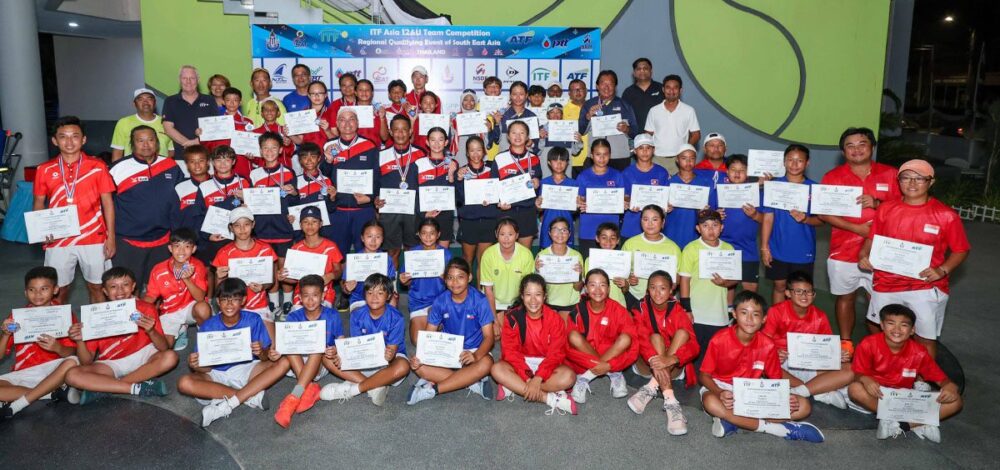 ทีมเทนนิส รุ่นเล็ก 12 ปี ชาย-หญิง คว้าโควตาลุยศึกชิงชนะเลิศเอเชีย 2026