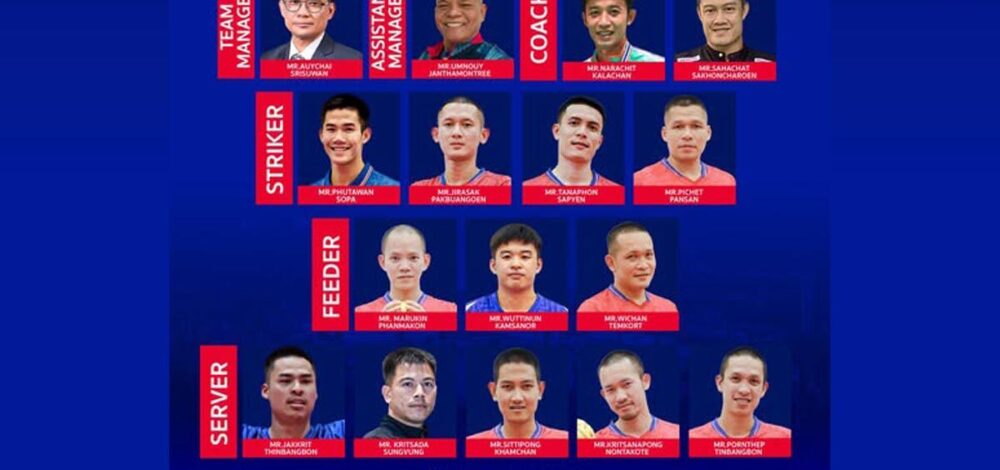 ตะกร้อไทย เปิดโผนักกีฬา ลุยศึก ISTAF SEPAKTAKRAW WORLD CUP 2026