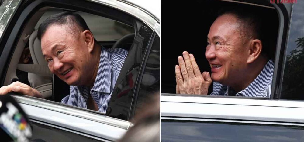 ทักษิณ ถึงบ้านจันทร์ส่องหล้า คุณหญิงอ้อ-ลูกหลาน รอรับ บอกไปจำศีลมา 8 เดือน