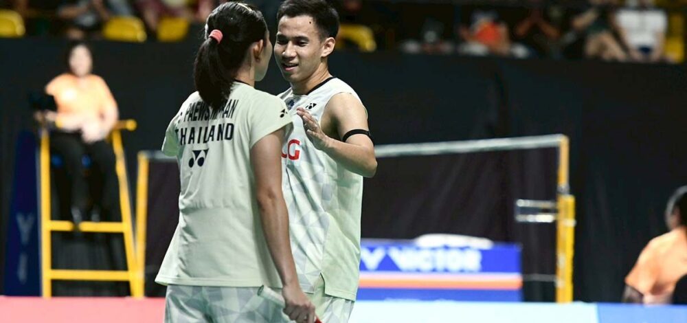 บาส-เฟม ทุบคู่ผสมเพื่อนร่วมชาติ ทะลุรอบก่อนรองแบดไทยแลนด์ โอเพ่น