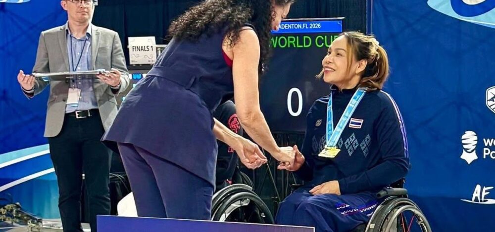 สายสุนีย์ จ๊ะนะ ในวัย 51 ปี ไม่มีแผ่ว ผงาดแชมป์ วีลแชร์ฟันดาบเวิลด์คัพ ที่สหรัฐฯ