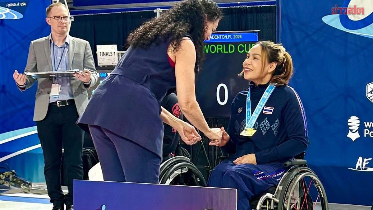 สายสุนีย์ จ๊ะนะ ในวัย 51 ปี ไม่มีแผ่ว ผงาดแชมป์ วีลแชร์ฟันดาบเวิลด์คัพ ที่สหรัฐฯ