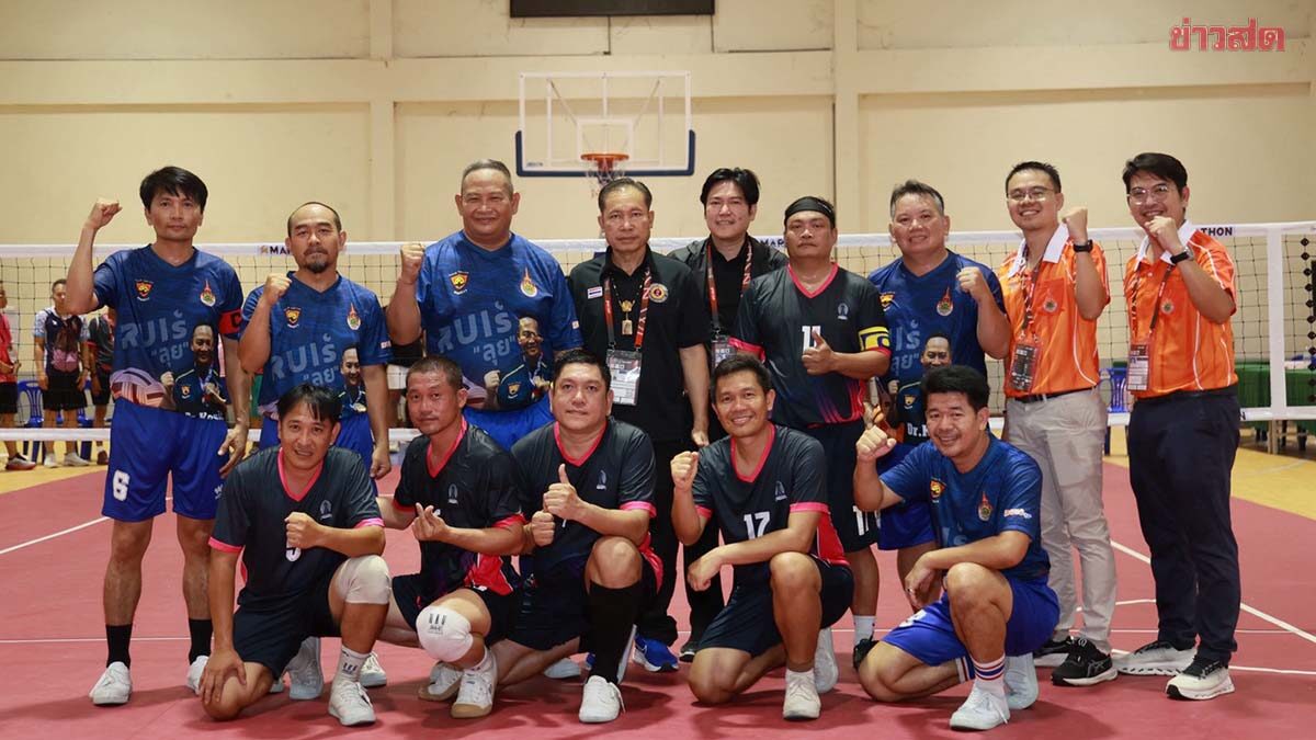 อธิการบดี มทร.อีสาน นำทีมตะกร้ออาวุโสฟอร์มแกร่ง คว้าชัย 2 นัดรวด ศึก มศว เกมส์
