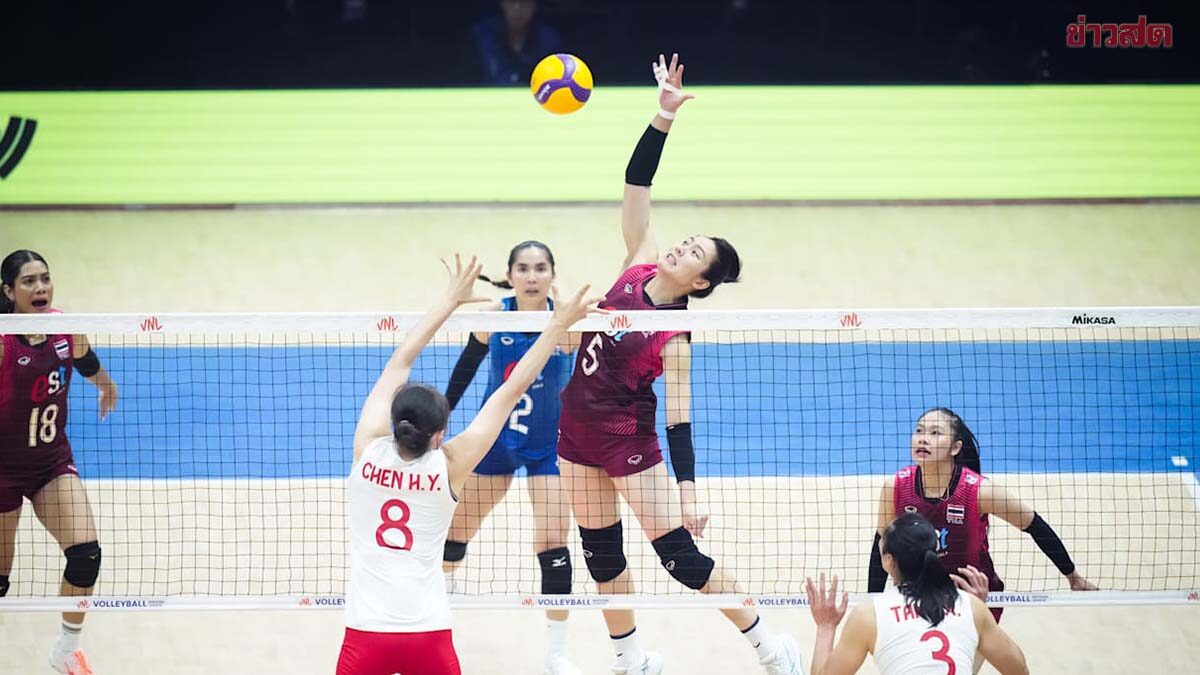 เปิดสถิติหลังเกมลูกยางสาวไทย พ่าย จีน ทัดดาว – ศศิภาพร ทำแต้มมากสุด
