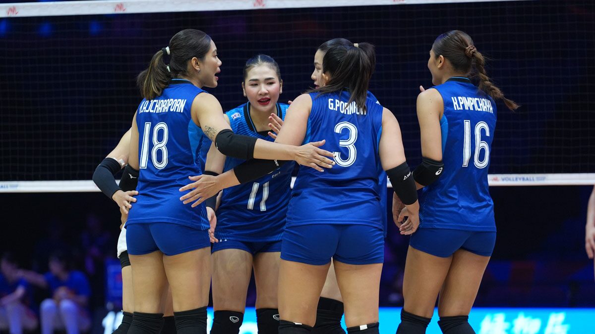 วอลเลย์บอลสาวไทย หล่นที่ 24 ของโลก หลังพ่ายรวด VNL 2026 สัปดาห์แรก