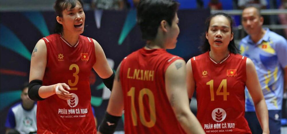 สาวเวียดนาม พ่าย คาซัคสถาน หล่นที่ 2กลุ่ม ศึก AVC CUP 2026