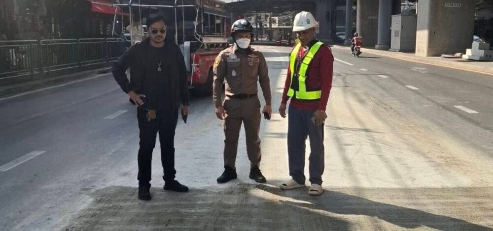ซ่อมเสร็จแล้ว ถนนลาดพร้าว ทรุดตัว เปิดการจราจรได้ตามปกติทุกช่องทาง