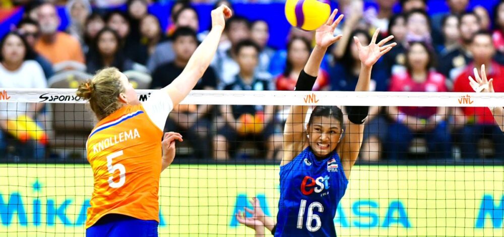 วอลเลย์บอลสาวไทย สุดต้าน พ่ายเนเธอร์แลนด์ ส่งท้าย VNL 2026 วีก2