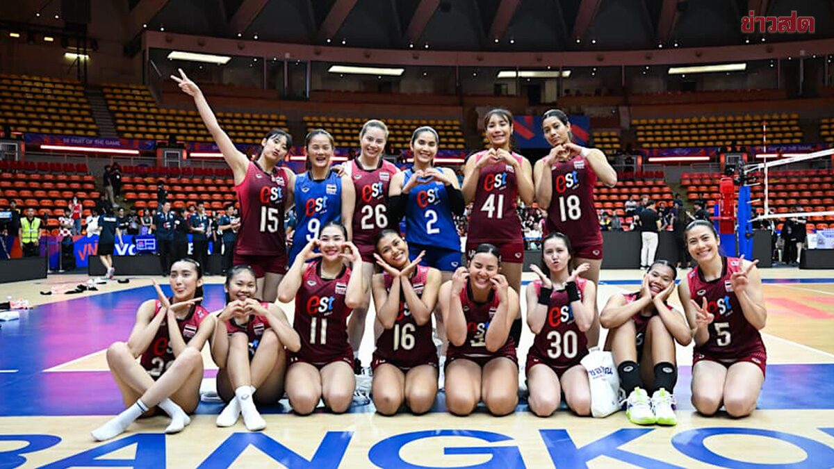สรุปผลงาน วอลเลย์บอลหญิงทีมชาติไทย VNL 2026 เปิด 13 อันดับ นักกีฬาที่ทำคะแนนได้ ควีนบีม ยืนหนึ่ง