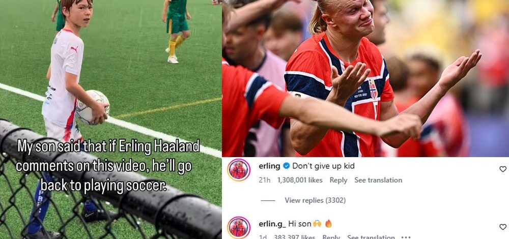 แม่โพสต์ ลูกชาย ท้าหาก ฮาลันด์ มาเมนต์จะกลับมาเล่นฟุตบอล – แล้ว ฮาลันด์ มาจริง