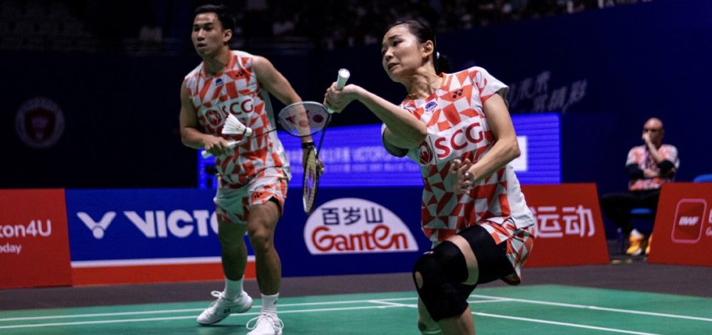 บาส-เฟม สู้เต็มที่ พ่ายคู่ผสมจีน ชวดเข้าชิงแบดมินตัน ไชน่า โอเพ่น