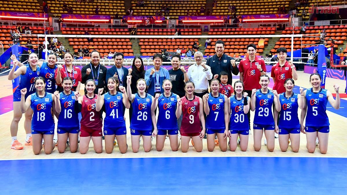 เพียว-นุกนิกนำทีม! เปิดโผ 14 ลูกยางสาวไทย สู้ศึก ซีวี คัพ ที่เวียดนาม