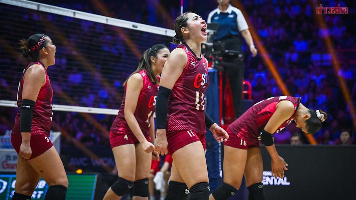 ลูกยางสาวไทยทำได้ เอาชนะ จีน คว้าแชมป์เอเชีย – ตั๋วโอลิมปิก 2028